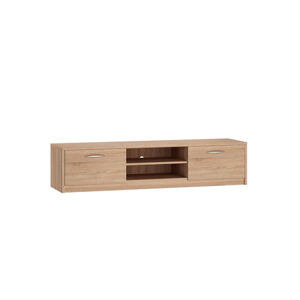 TV stolík REMUS - K028 Grafit/dub wotan
