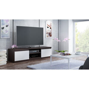 TV stolík LCD 140 cm wenge/biela