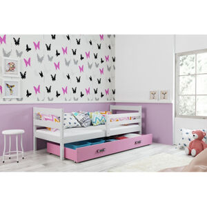 Detská posteľ RICO 190x80 cm Biela Ružová