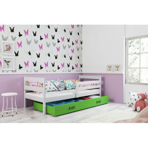 Detská poschodová posteľ RICO 200x90 cm Biela Zelená