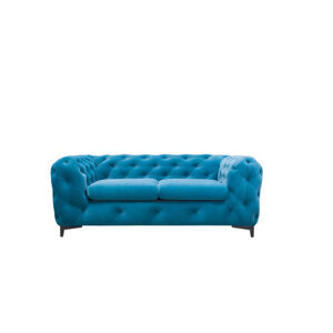 Kreslo Roma Chesterfield Modrá