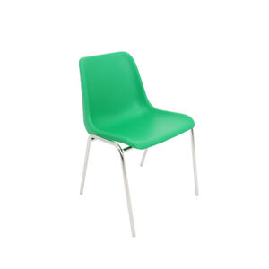 Konferenčná stolička Maxi chrom Zelená