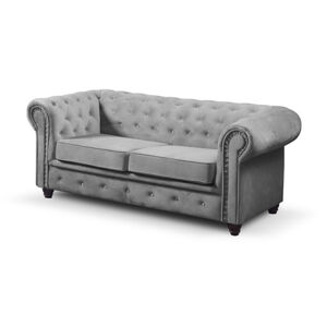 Pohovka Infinity Chesterfield III  Svetlosivá