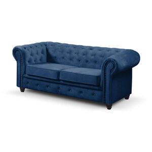 Pohovka Infinity Chesterfield III  Modrá