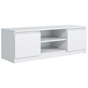 Televízny stolík RTV 120 cm M300 - biela