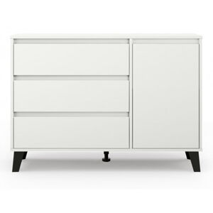Komoda Scandi 1D3S - biela