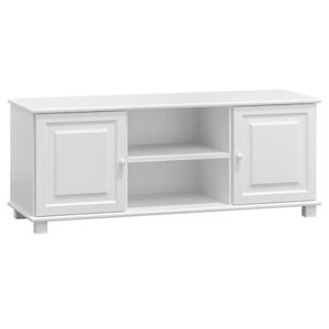Televízny stolík RTV107 136x47 cm Biela