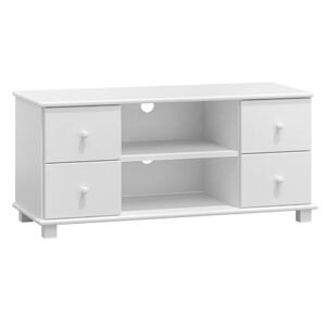 Televízny stolík RTV109 118x47 cm Biela