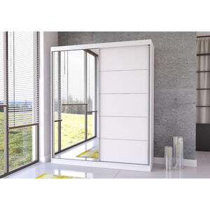 Skriňa Bono 05 160x61 cm - dub sonoma/biela