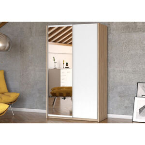 Skriňa Hit 150x55 cm - dub sonoma/biela