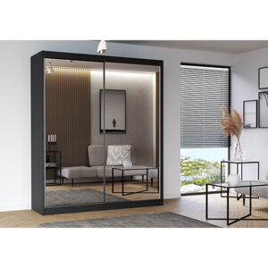 Skriňa Multi 183x61 cm - čierna