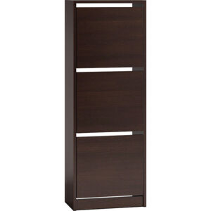 Skrinka na topánky tri diely wenge