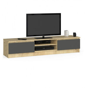 TV stolík RTV 160 artisan oak/šedý grafit