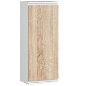 Vitrína CLP W 40 cm biela/dub sonoma